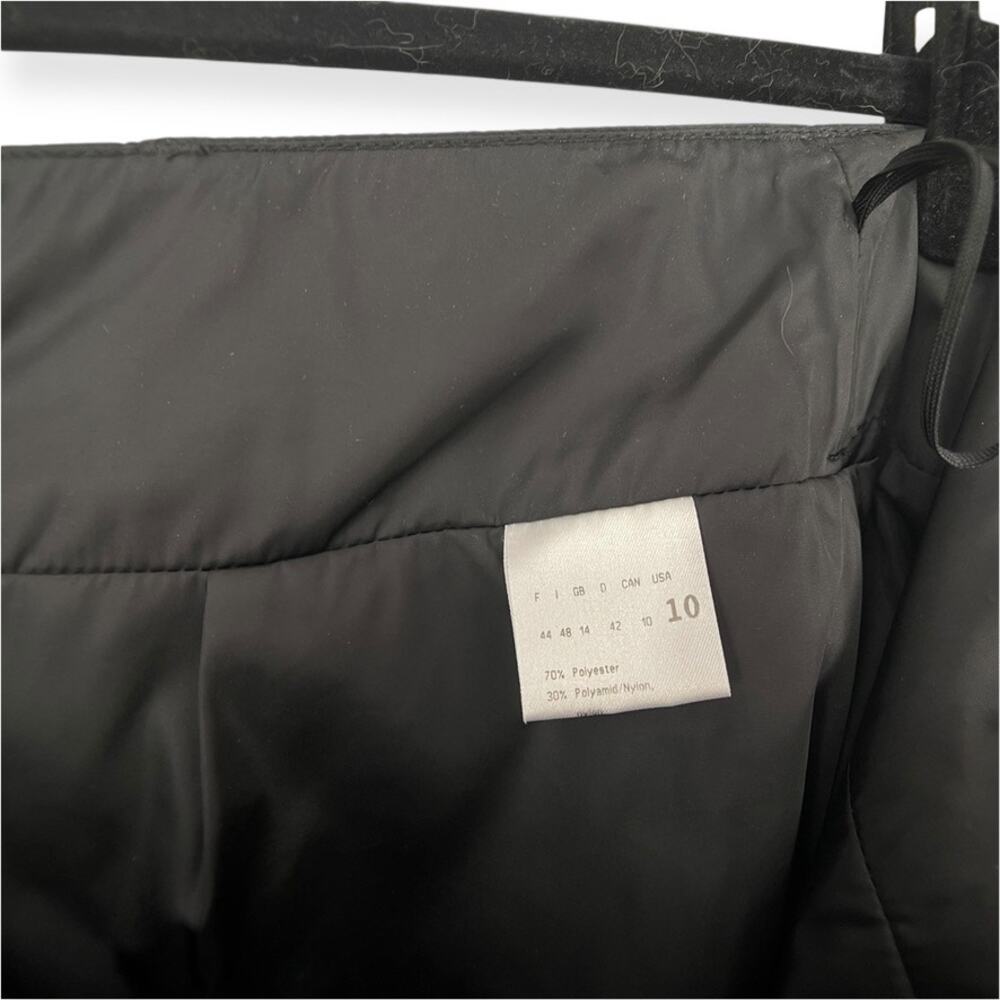 Strenesse Gabriele Strehle Puffer Faux Down Filled Mini A Line Pencil Skirt 10 - Picture 5 of 8